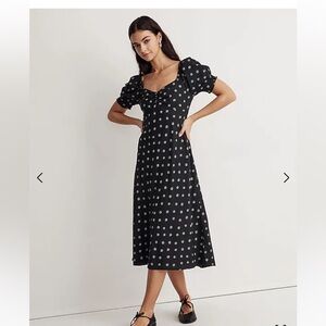 Madewell sweetheart neckline dress